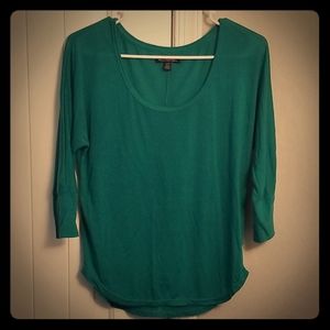 Green blouse